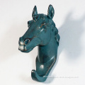 Bronze wall decoration horse headwall hanging statue